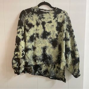 Electric and rose tie dye sweater